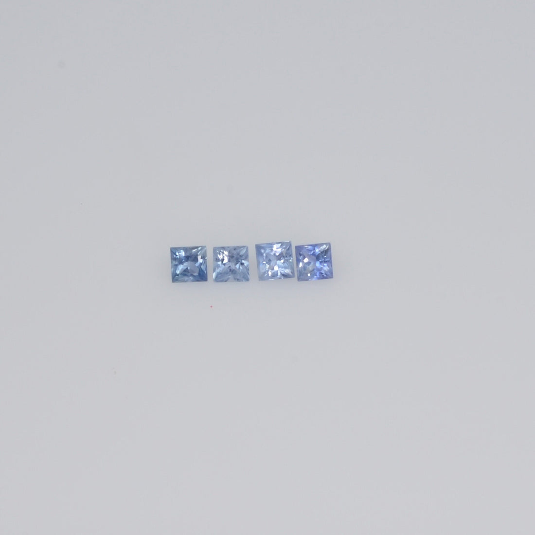 1.1-3.0 MM Natural Princess Cut Blue Sapphire Loose Gemstone