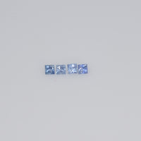 1.1-3.0 MM Natural Princess Cut Blue Sapphire Loose Gemstone