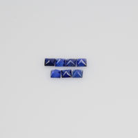 2.9-4.6 MM Natural Princess Cut Blue Sapphire Loose Gemstone