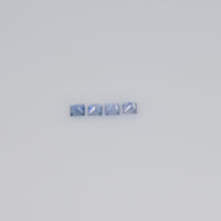 1.1-3.0 MM Natural Princess Cut Blue Sapphire Loose Gemstone