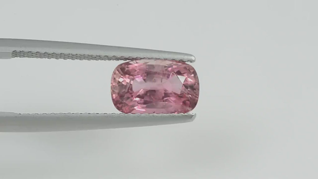 2.68 cts Natural Pink Sapphire Loose Gemstone Cushion Cut