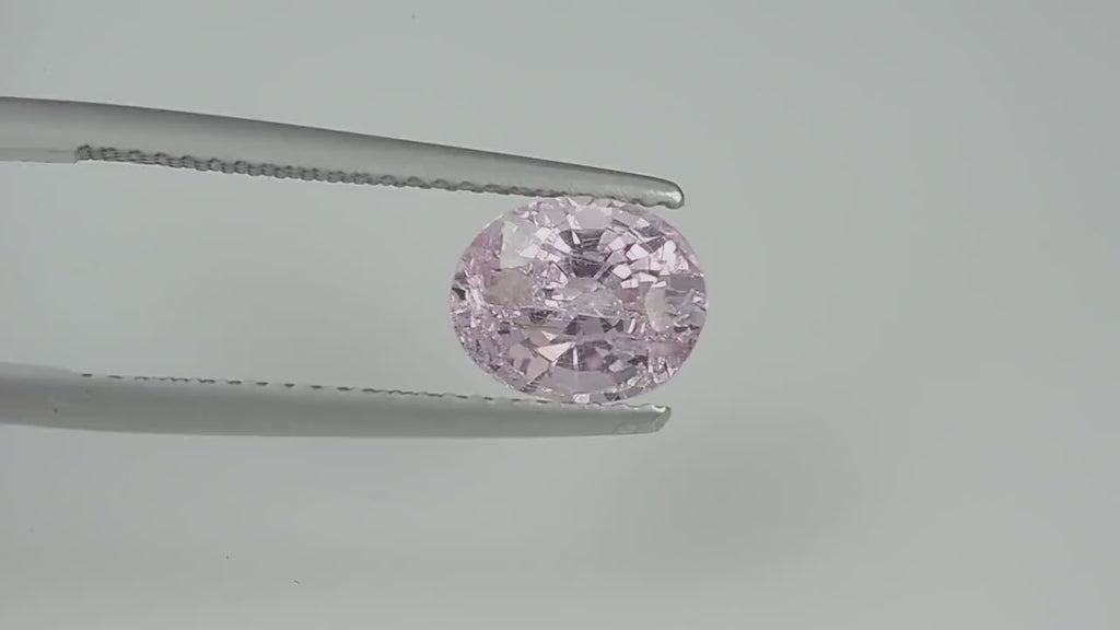 2.18 cts Natural  Pink Sapphire Loose Gemstone Oval Cut