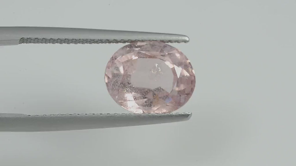 4.91 cts Natural Fancy Pink Sapphire Loose Gemstone oval Cut