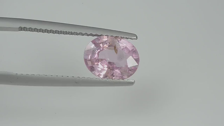 2.12 cts Natural  Pink Sapphire Loose Gemstone Oval Cut