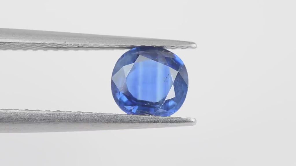 6.1-5.9 mm Natural Blue Sapphire Loose Gemstone Roundish cushion Cut