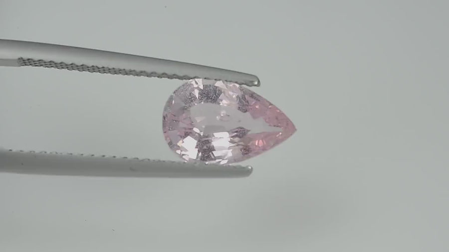 2.35 Cts Natural  Pink Sapphire Loose Gemstone Pear Cut