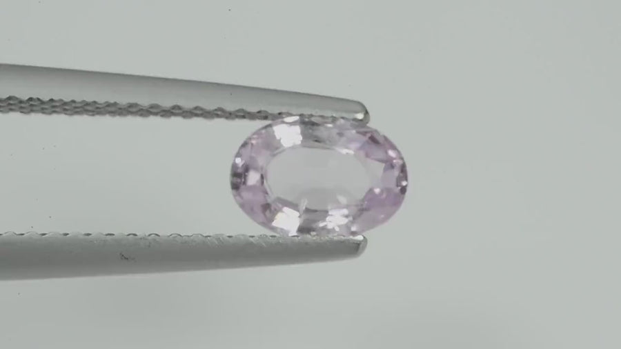 0.85 cts Natural Fancy Pink Sapphire Loose Gemstone oval Cut