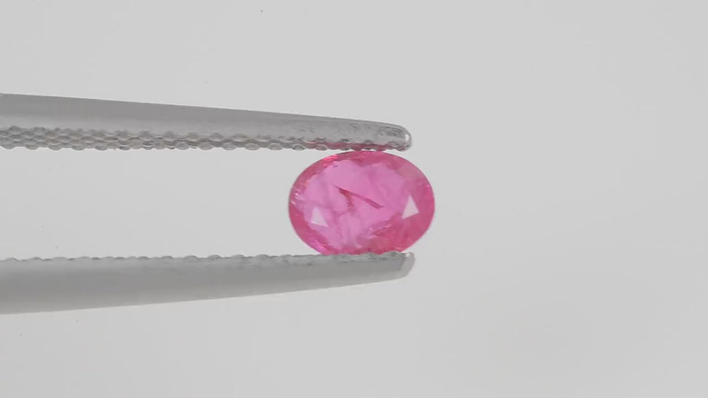 0.45 cts Natural  Pink Sapphire Loose Gemstone oval Cut