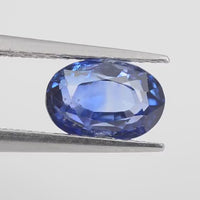 1.62 cts Unheated Natural Blue Sapphire Loose Gemstone Oval Cut