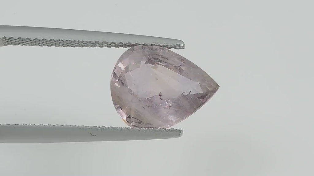 4.62 cts Natural Fancy Pink Sapphire Loose Gemstone Pear Cut