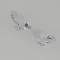 7x5 mm Natural Calibrated White Sapphire Loose Gemstone Oval Cut