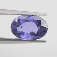 1.50 Cts Unheated  Natural Violet Sapphire Loose Gemstone Oval Cut