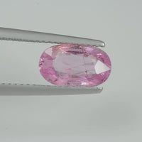 2.37 cts Natural  Pink Sapphire Loose Gemstone Oval Cut