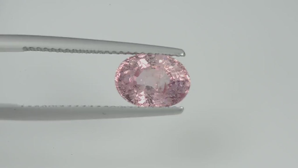 2.45  cts Natural  Pink Sapphire Loose Gemstone Oval Cut