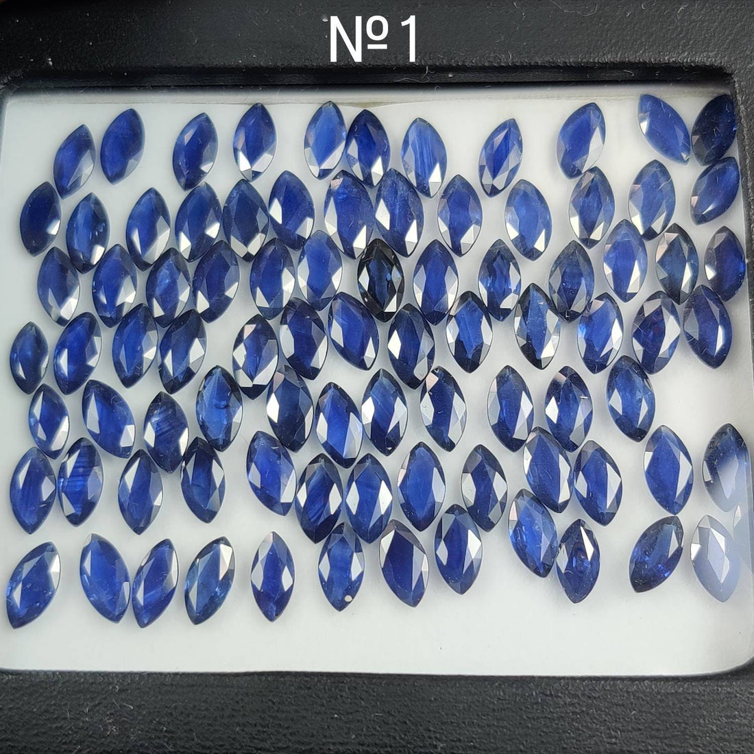 8x4 MM Natural Blue Sapphire Marquise Cut | 9 Different Grades | Varieties Of Color & Clarity | Deep / Medium / Pastel Blue | Calibrated