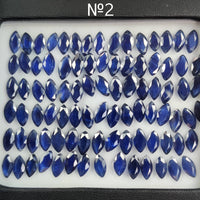 8x4 MM Natural Blue Sapphire Marquise Cut | 9 Different Grades | Varieties Of Color & Clarity | Deep / Medium / Pastel Blue | Calibrated