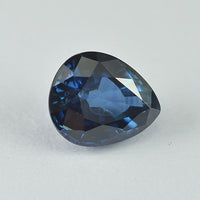 1.02 cts Natural Blue Sapphire Loose Gemstone Pear Cut