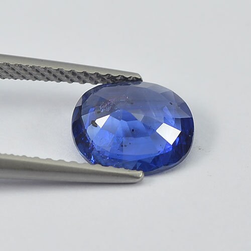 1.92 cts Natural Blue Sapphire Loose Gemstone Oval Cut Certified