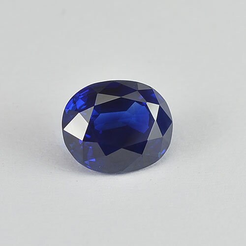 2.00 cts Natural Blue Sapphire Loose Gemstone Oval Cut