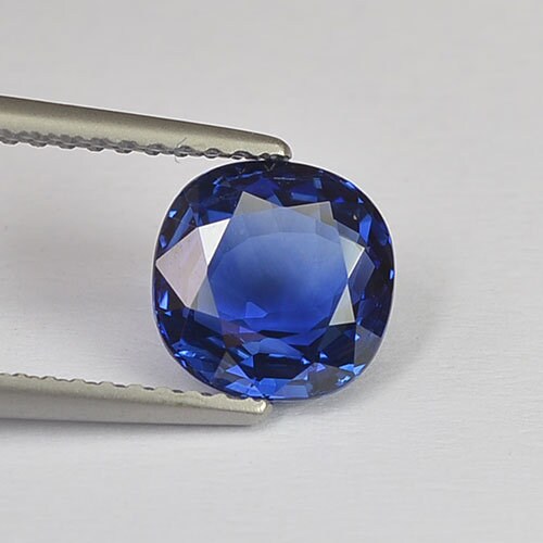 1.96 cts Natural Blue Sapphire Loose Gemstone Cushion Cut