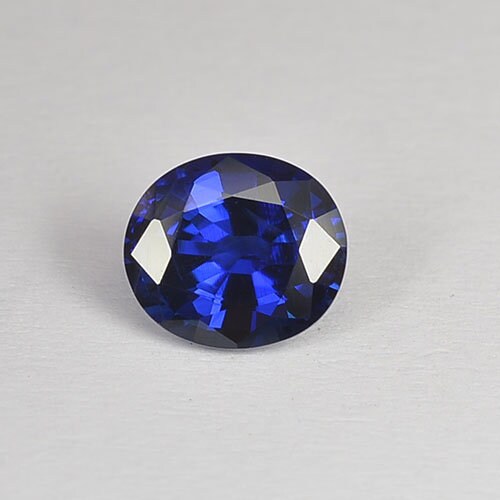 1.61 cts Natural Blue Sapphire Loose Gemstone Oval Cut Certified