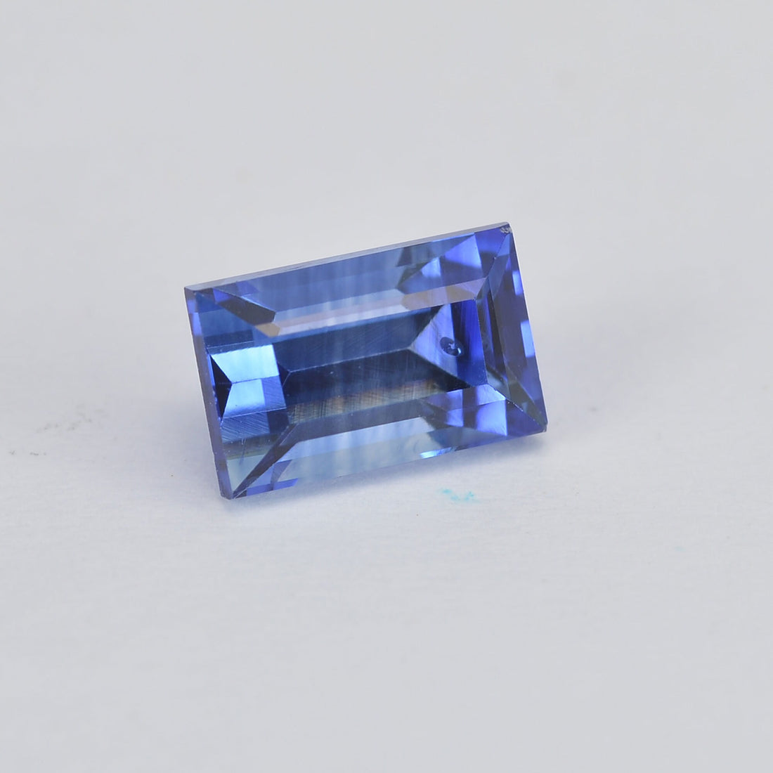 1.22 cts Natural Blue Sapphire Loose Gemstone Baguette Cut