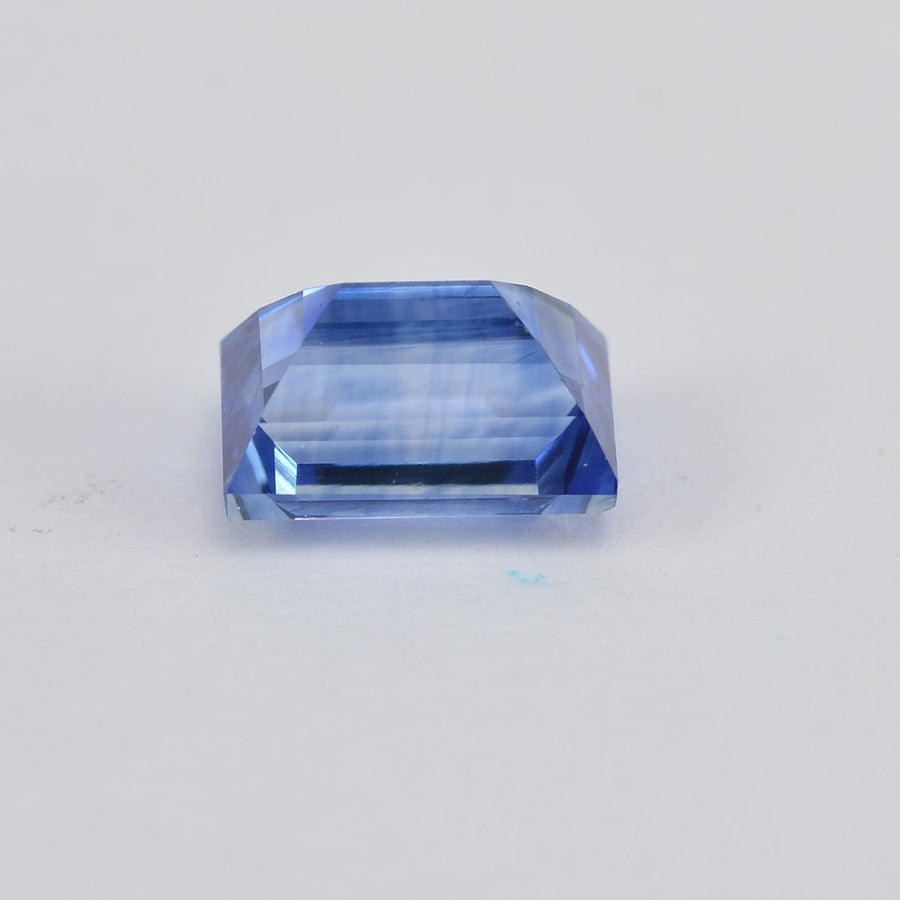 1.22 cts Natural Blue Sapphire Loose Gemstone Baguette Cut