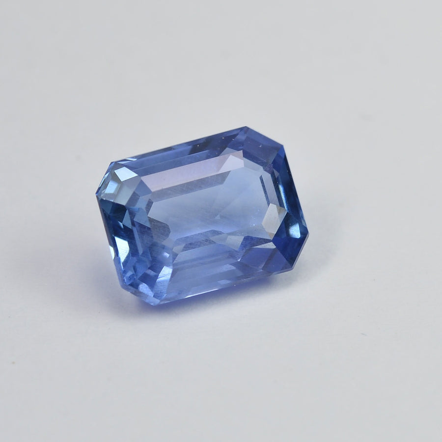 1.89 cts Unheated Natural Blue Sapphire Loose Gemstone Emerald Cut Certified