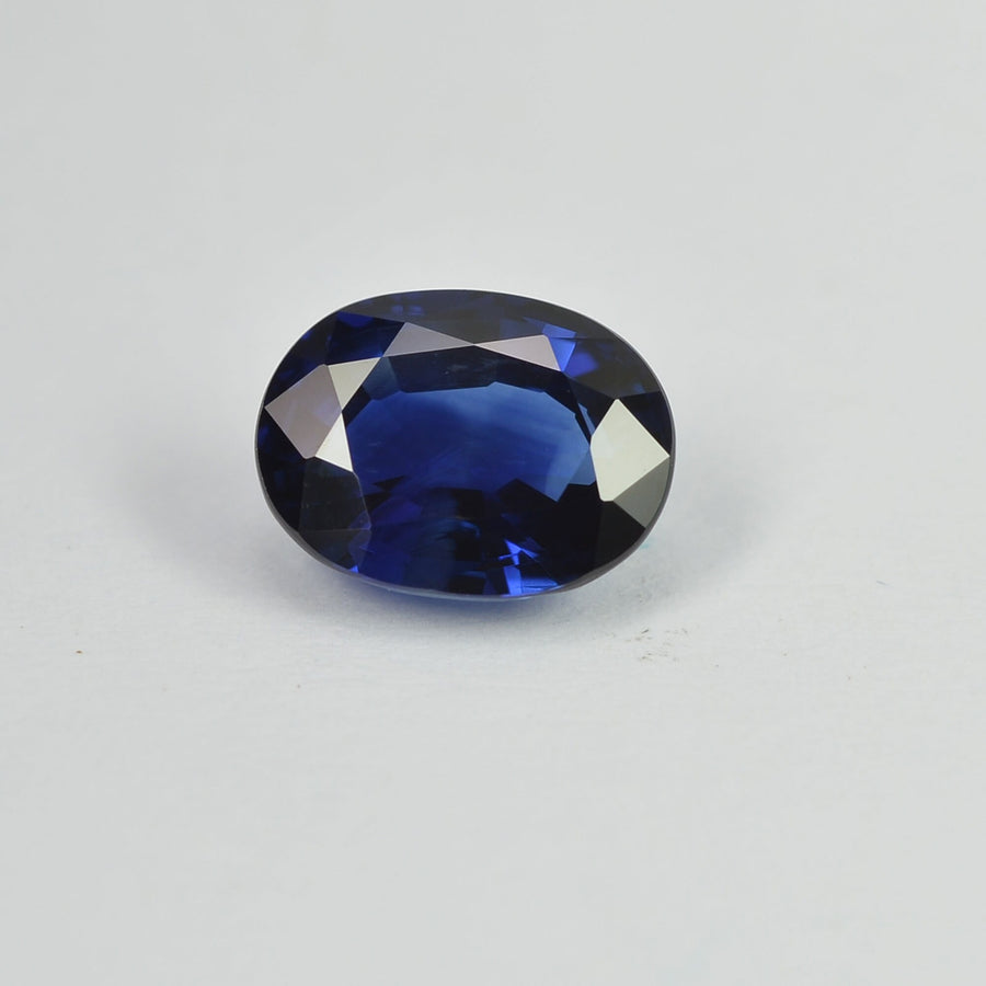 1.09 cts Natural Blue Sapphire Loose Gemstone Oval Cut Certified