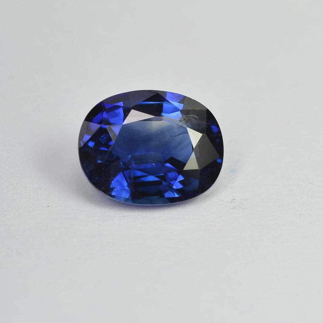 1.26 cts Natural Blue Sapphire Loose Gemstone Oval Cut Certified
