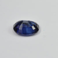 1.26 cts Natural Blue Sapphire Loose Gemstone Oval Cut Certified