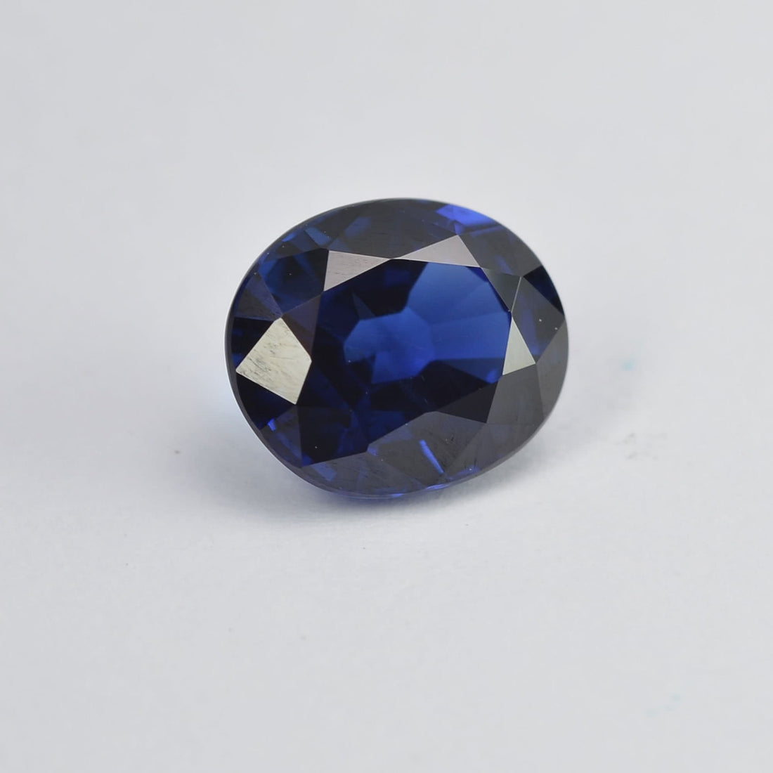 1.47 cts Natural Blue Sapphire Loose Gemstone Oval Cut Certified