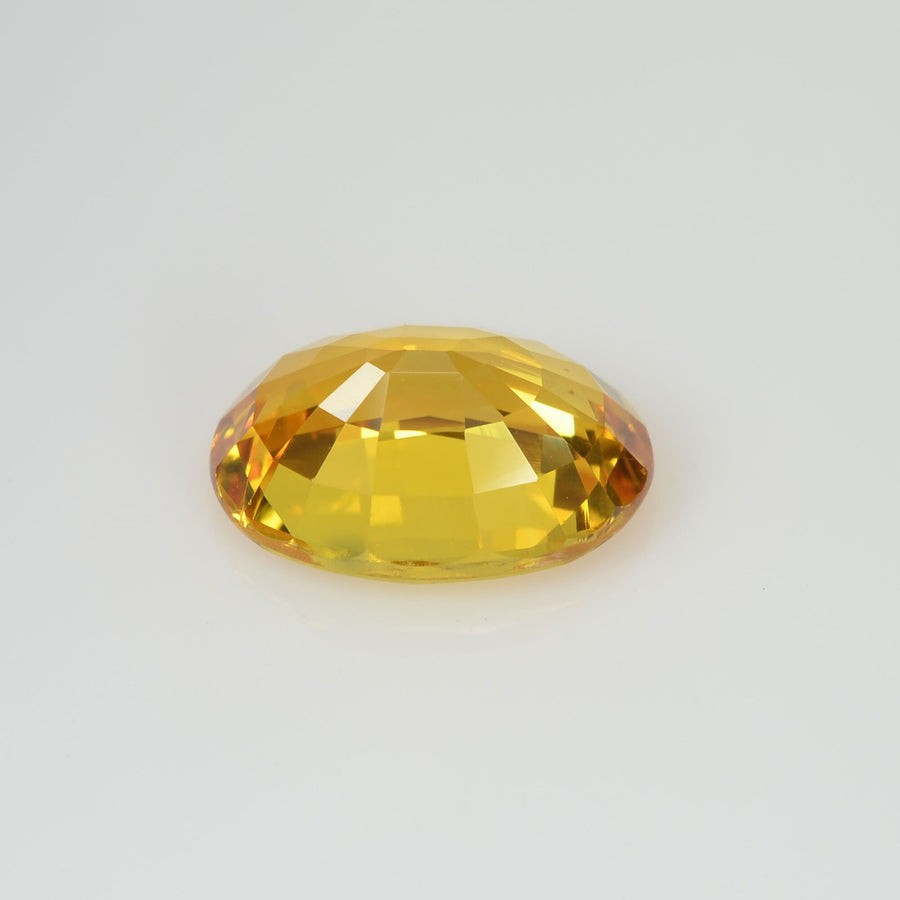 5.48 cts Natural Yellow Sapphire Loose Gemstone Oval Cut