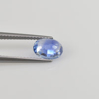 1.84 cts Unheated Natural Blue Sapphire Loose Gemstone Oval Cut Certified