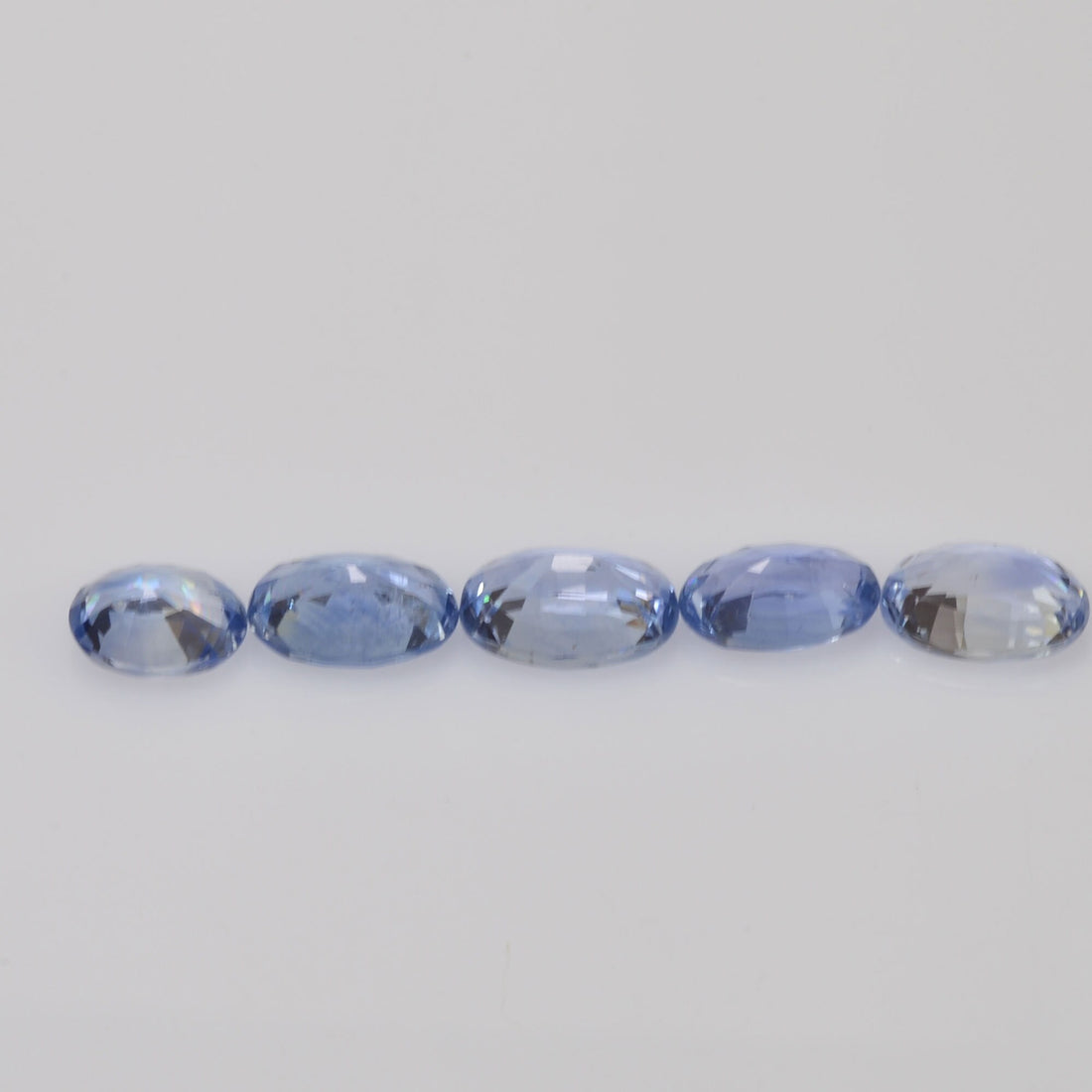 6x4 Natural Calibrated Sri Lanka Blue Sapphire Loose Gemstone Oval Cut