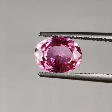 2.47 cts Natural Pink Sapphire Loose Gemstone Oval Cut