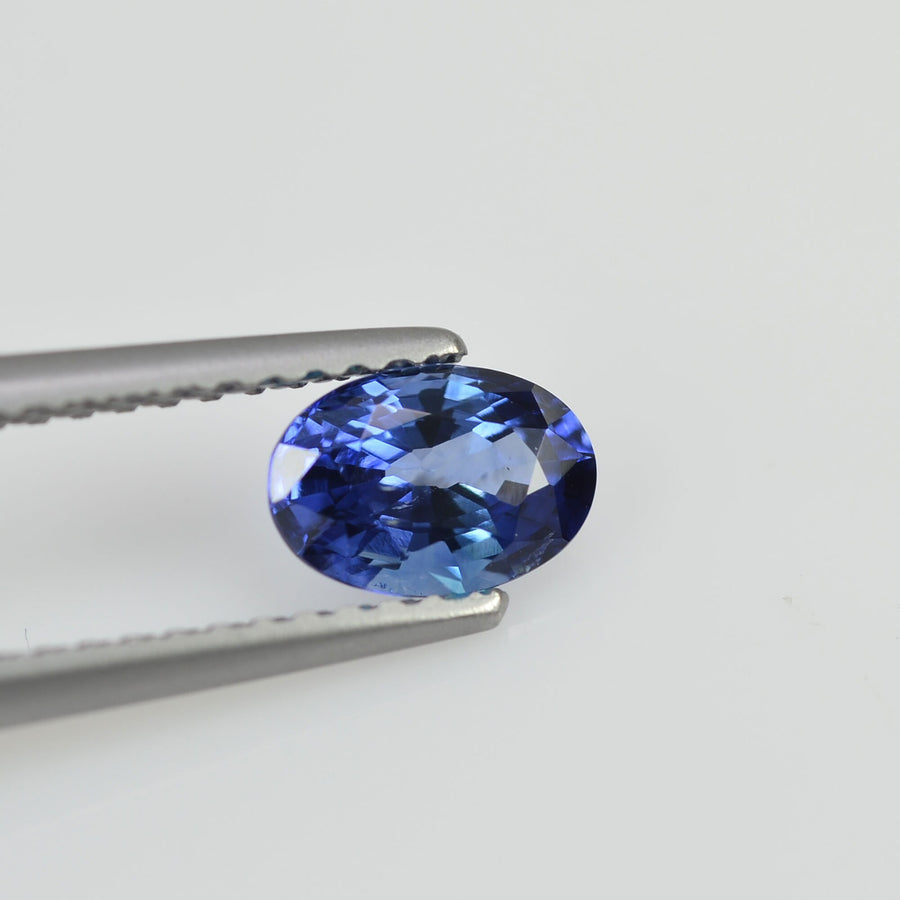 0.73 cts Unheated Natural Blue Sapphire Loose Gemstone Oval Cut