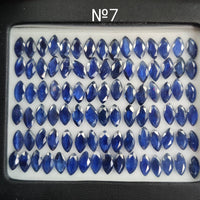 8x4 MM Natural Blue Sapphire Marquise Cut | 9 Different Grades | Varieties Of Color & Clarity | Deep / Medium / Pastel Blue | Calibrated