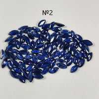 9x4.5 MM Natural Blue Sapphire Marquise Cut | 6 Different Grades | Varieties Of Color & Clarity | Deep / Medium / Pastel Blue | Calibrated