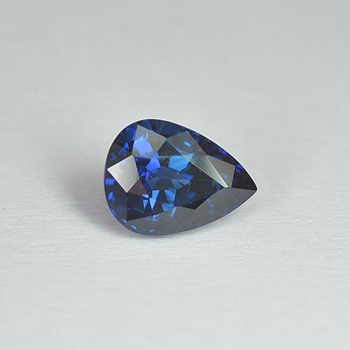 0.96 cts Natural Blue Sapphire Loose Gemstone Pear Cut