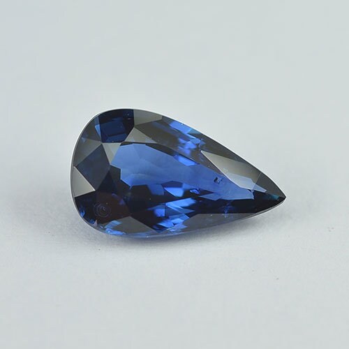 1.01 cts Natural Blue Sapphire Loose Gemstone Pear Cut