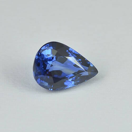 0.85 cts Natural Blue Sapphire Loose Gemstone Pear Cut