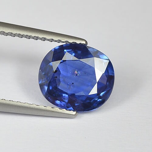 1.92 cts Natural Blue Sapphire Loose Gemstone Oval Cut Certified