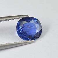 1.92 cts Natural Blue Sapphire Loose Gemstone Oval Cut Certified