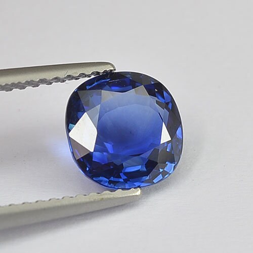 1.96 cts Natural Blue Sapphire Loose Gemstone Cushion Cut