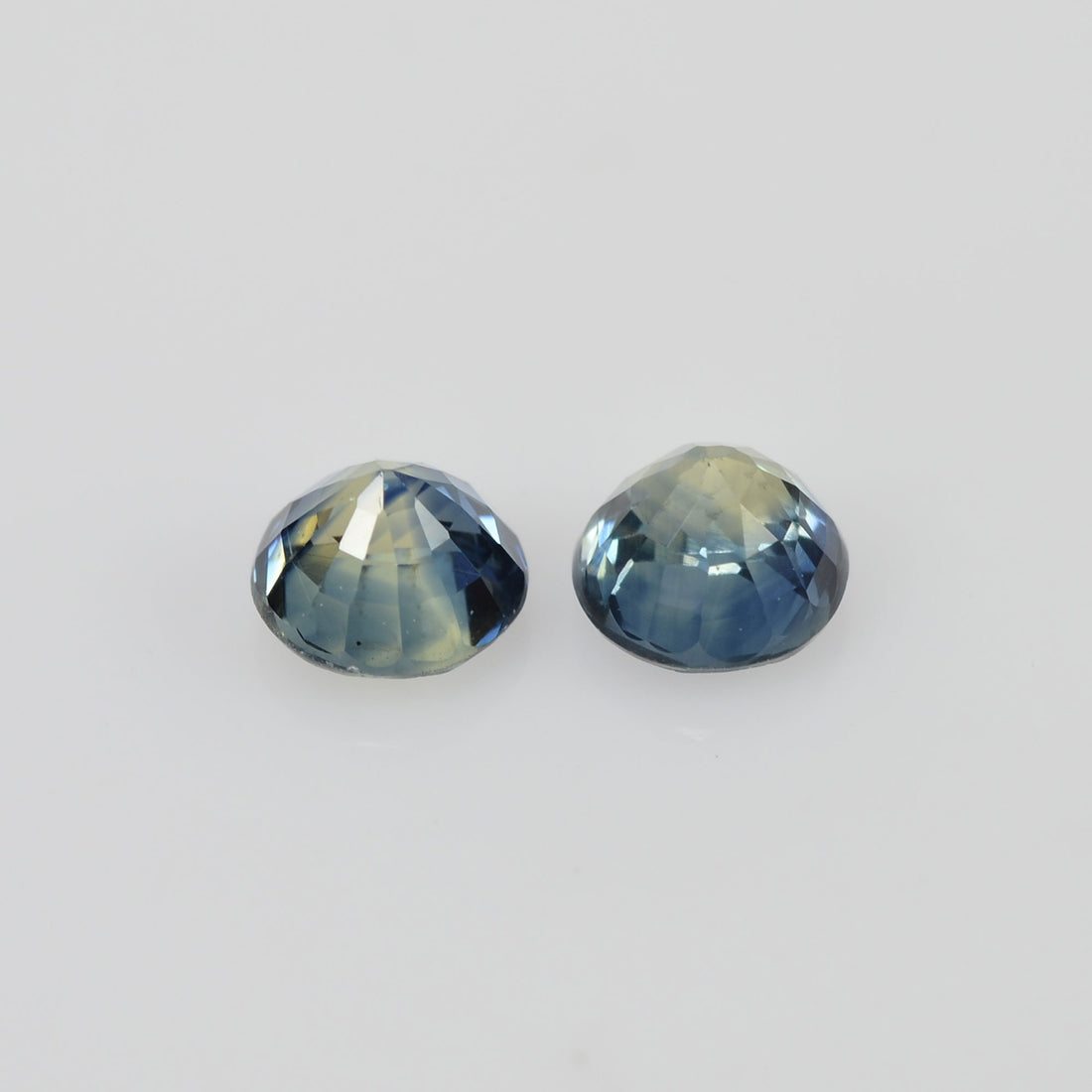 4.00 mm Natural Blue Sapphire Loose Pair Gemstone Round Cut
