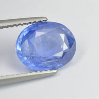 3.39 cts Natural Blue Sapphire Loose Gemstone Oval Cut