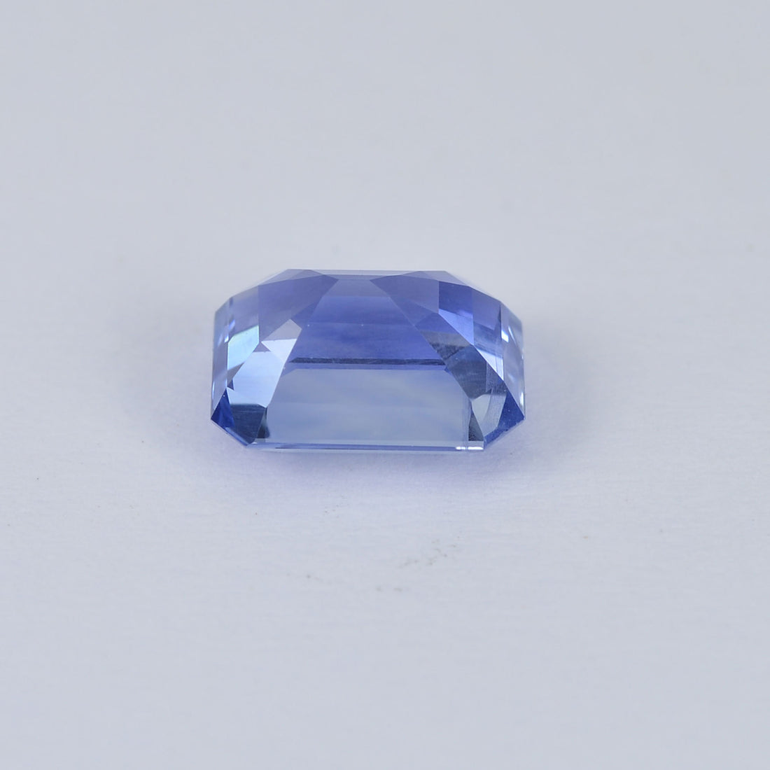 1.43  cts Unheated Natural Blue Sapphire Loose Gemstone Emerald Cut