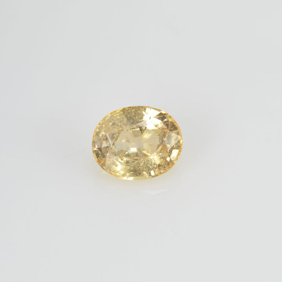 0.83 cts Natural Yellow Sapphire Loose Gemstone Oval Cut