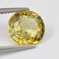 2.99 cts Natural Yellow Sapphire Loose Gemstone Oval Cut